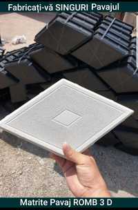 OFERTA matrite pavaj ROMB 3 D polipropilena forme pavele borduri beton