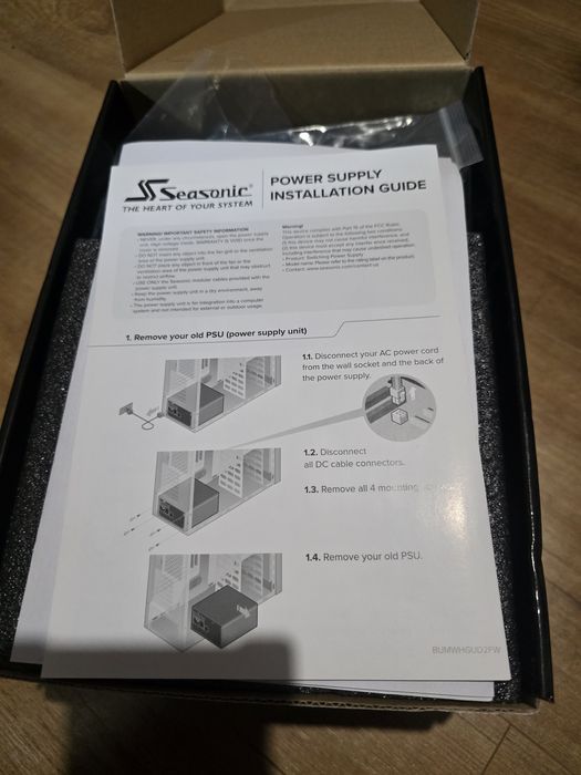 Захранване Seasonic G12 GM-650 80+ Gold полу-модулно