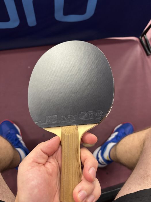 Paleta ping pong Custom Table Tennis Pure Hinoki + Xiom Vega Korea