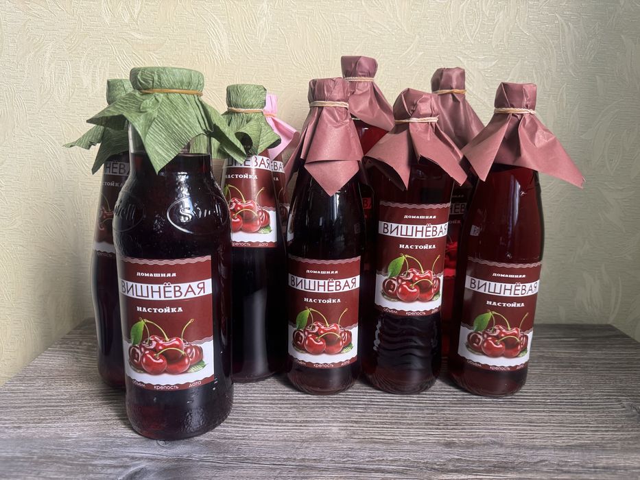 Настойка вишевая домашняя