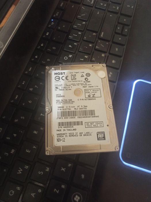 Продам ЖД диск 2.5 500 гигабайт