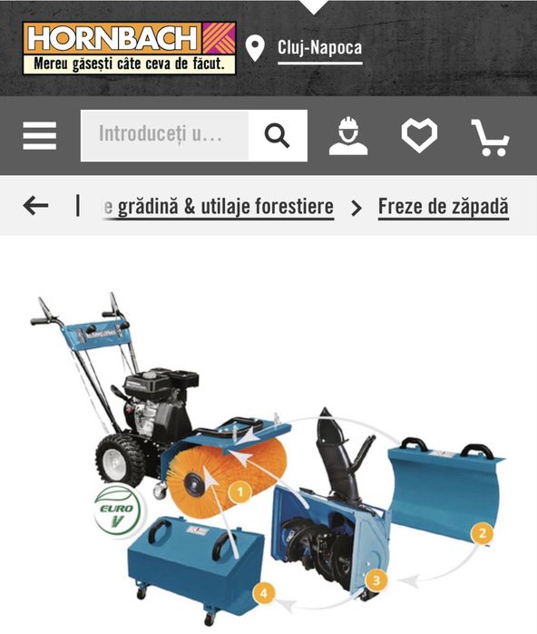 utilaj multifuncţional cu perie si plug