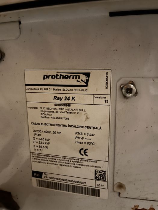 Vand 2 centrale electrice 24 de Kw Protherm Ray 24 K