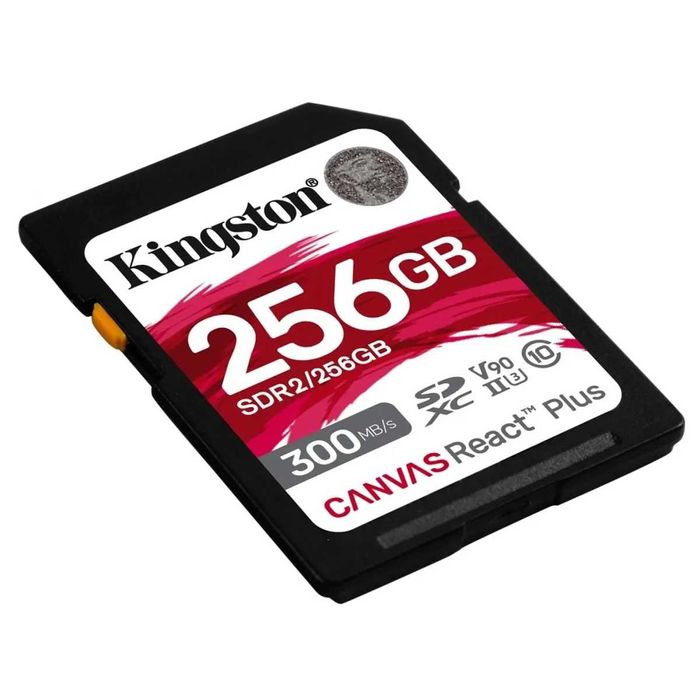Kingston Canvas React Plus Card de Memorie 256GB SDXC UHS-II U3 V90