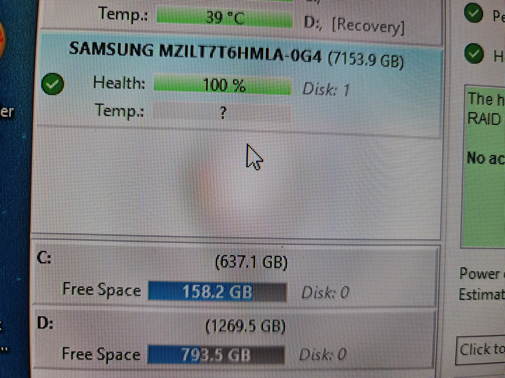 SSD SAS 7,68 TB Samsung