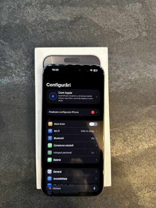 IPhone 16 pro max natural titanium impecabil
