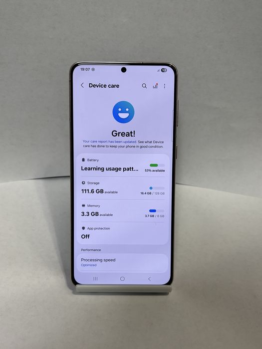 MDM vinde: Samsung S21 Plus, 128GB, Phantom Violet.