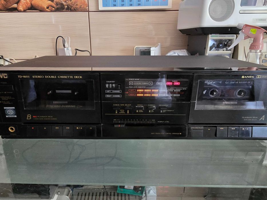 Vand dek casetofon Jvc TD-W111, boxa portabila JBL clip3