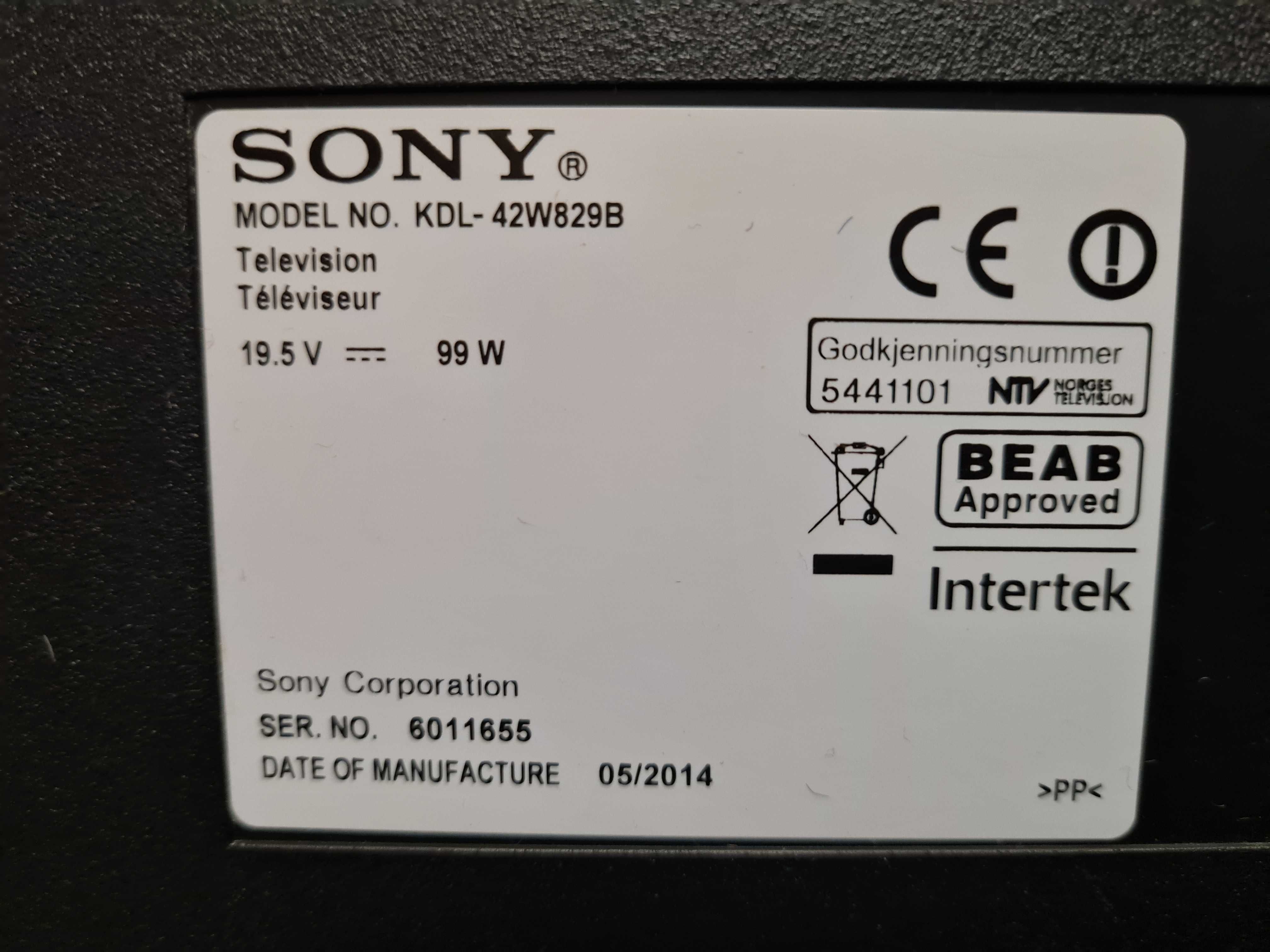 Sony  KDL 42W829B