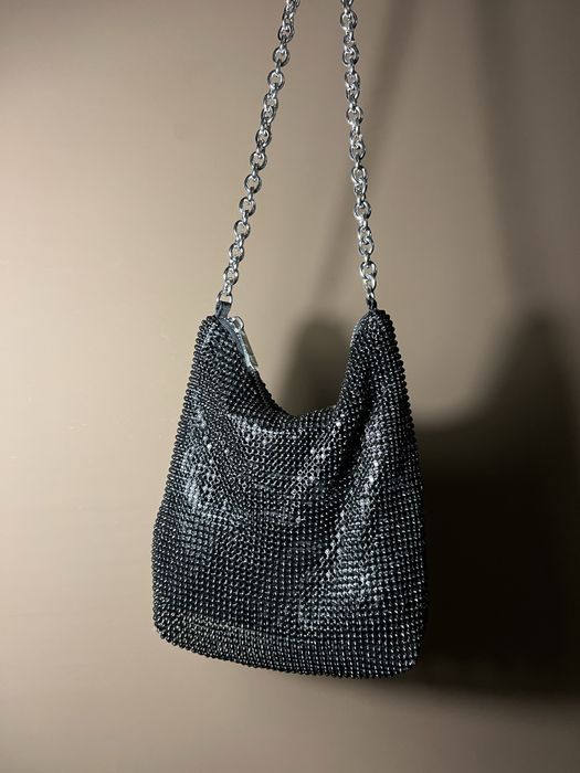 Блестяща коктейлна чанта Zara