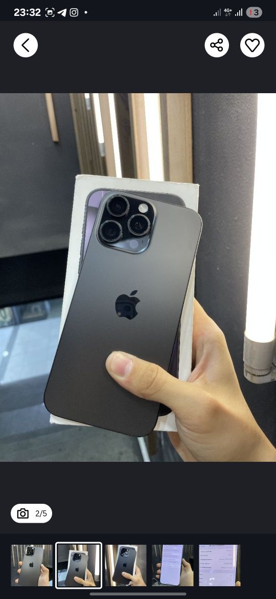 iPhone 16 Pro Max J/A 256GB Black