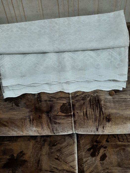 Плат за завеса 100% памук; Плат - Панама; Три броя карета от тюл