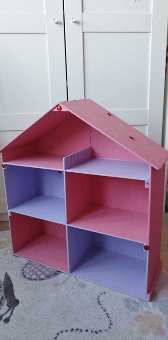 Намалена.Голяма дървена къща за кукли. Ръчна изработка