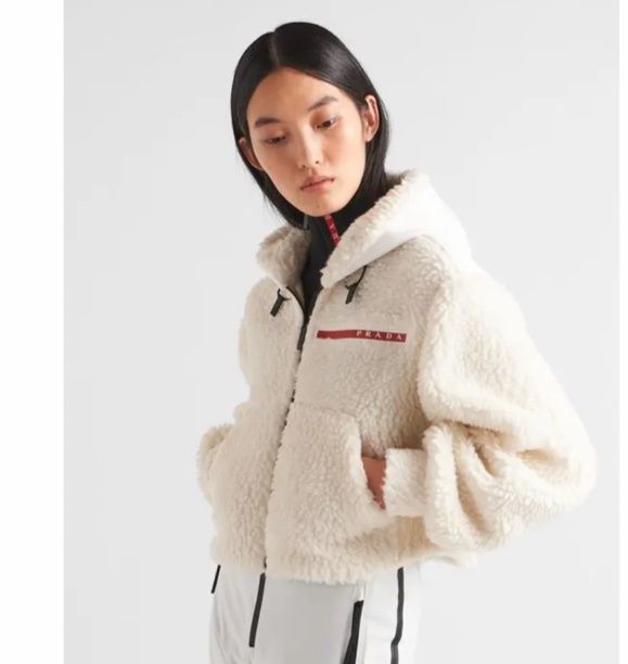 Късо яке Teddy prada , есенно зимно яке прада С/М