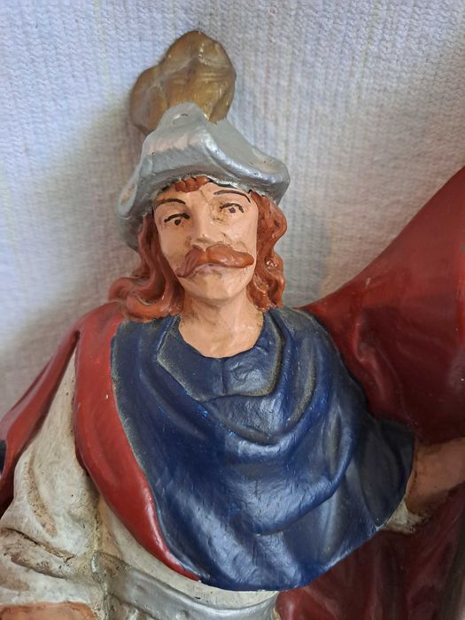 Sfantul Florian statueta lemn 35 cm
