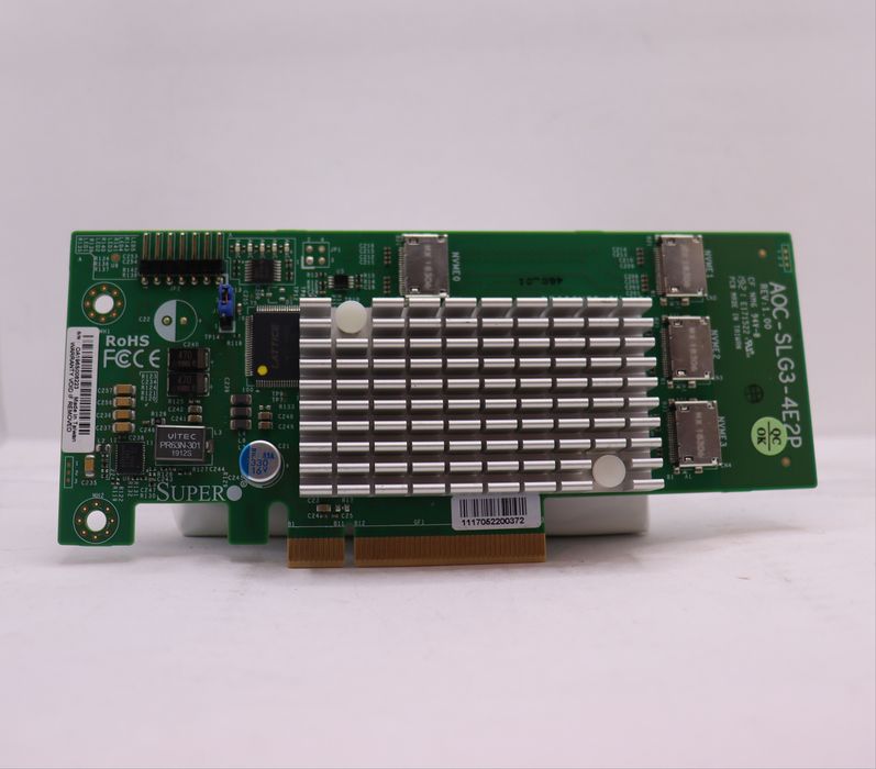 Placa Expansiune Quad Port NVME Oculink Supermicro AOC-SLG3-4E2P