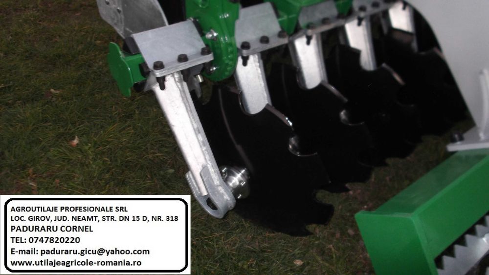 disc 4 m, teradisc 4 m, grapa cu discuri 4 m, o piesa