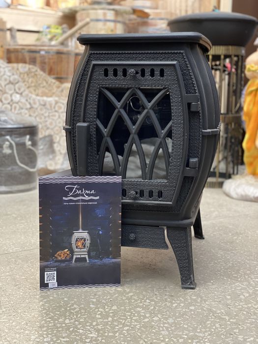 "Бахта" Печь-камин отопительно-варочная а Караганде