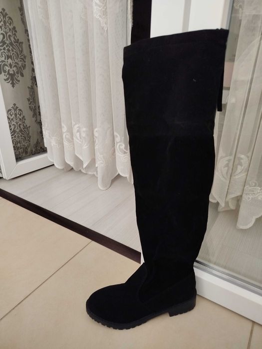 Cizme piele întoarsă ecologica