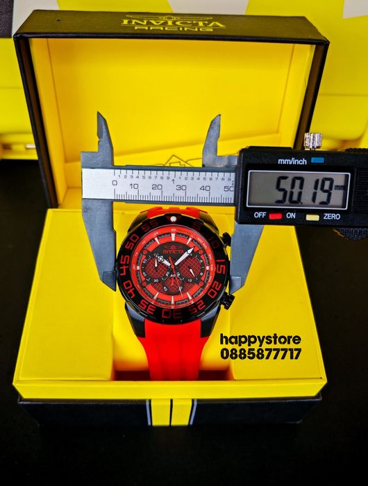 INVICTA Pogo Red 50mm, Инвикта нов ръчен часовник