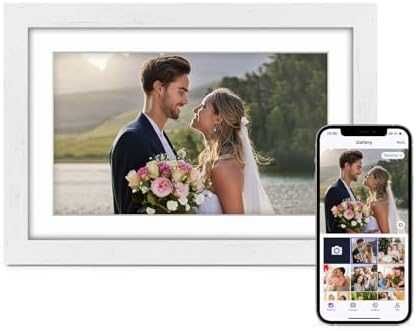 Нова Смарт дигитална рамка 10.1” WiFi 32GB Uhale, подарък идея спомен