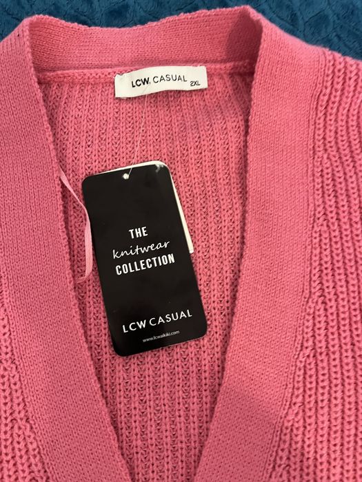 Дамска розова жилетка