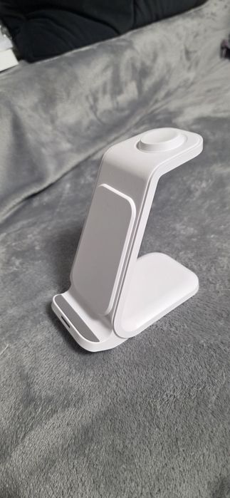 Încărcător wireless dublu ceas+telefon