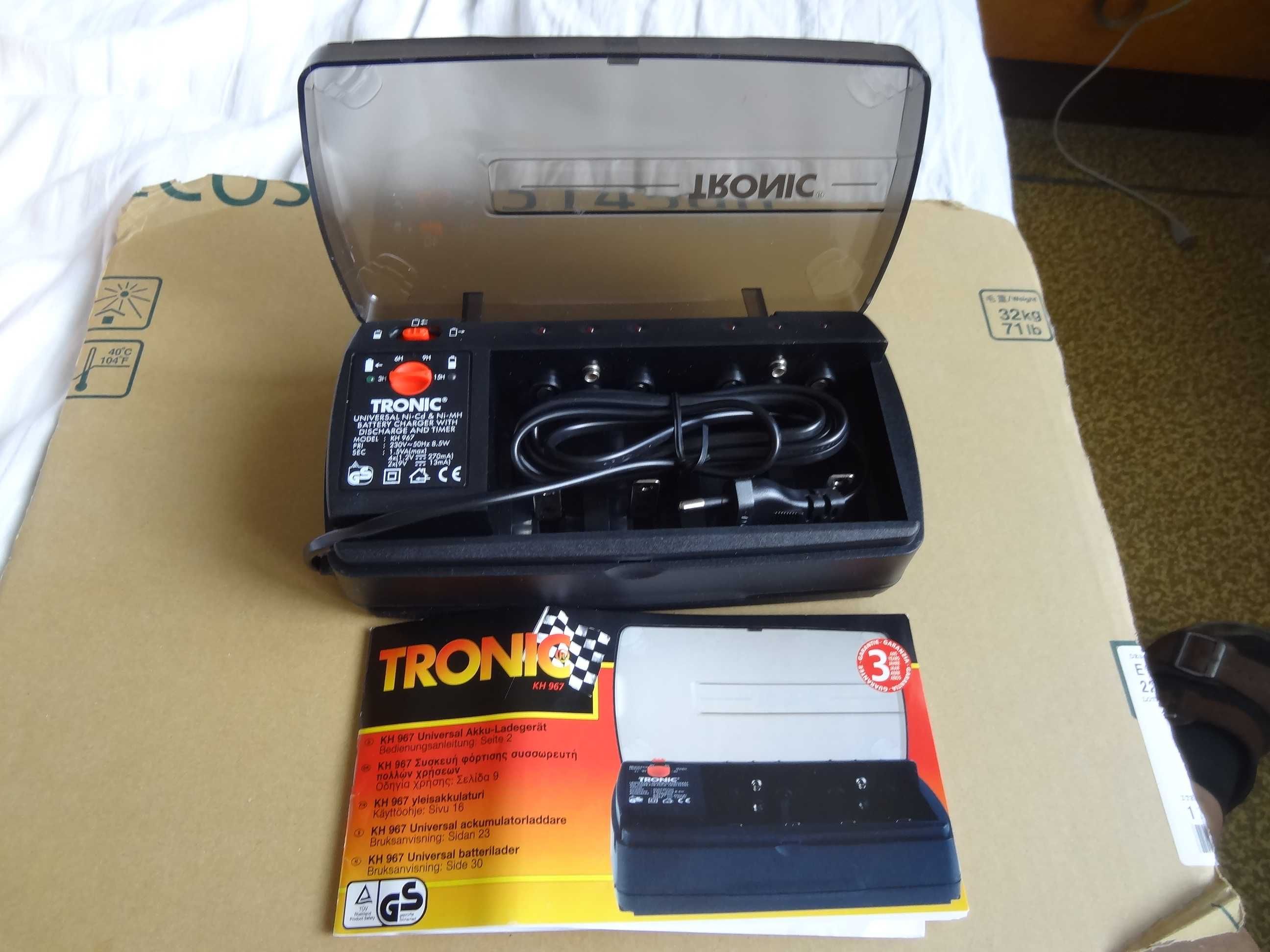 Устройство TRONIC за зареждане на 
 батерии   1.2 v АА, ААА и 9 v.