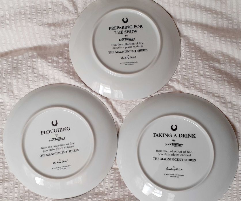 3 сувенирни порцеланови чинии