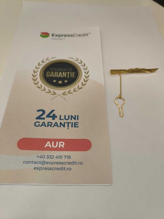Ac pentru cravata 18K 3,97gr (Ag24 b44286.3) - Garantie 2 Ani!