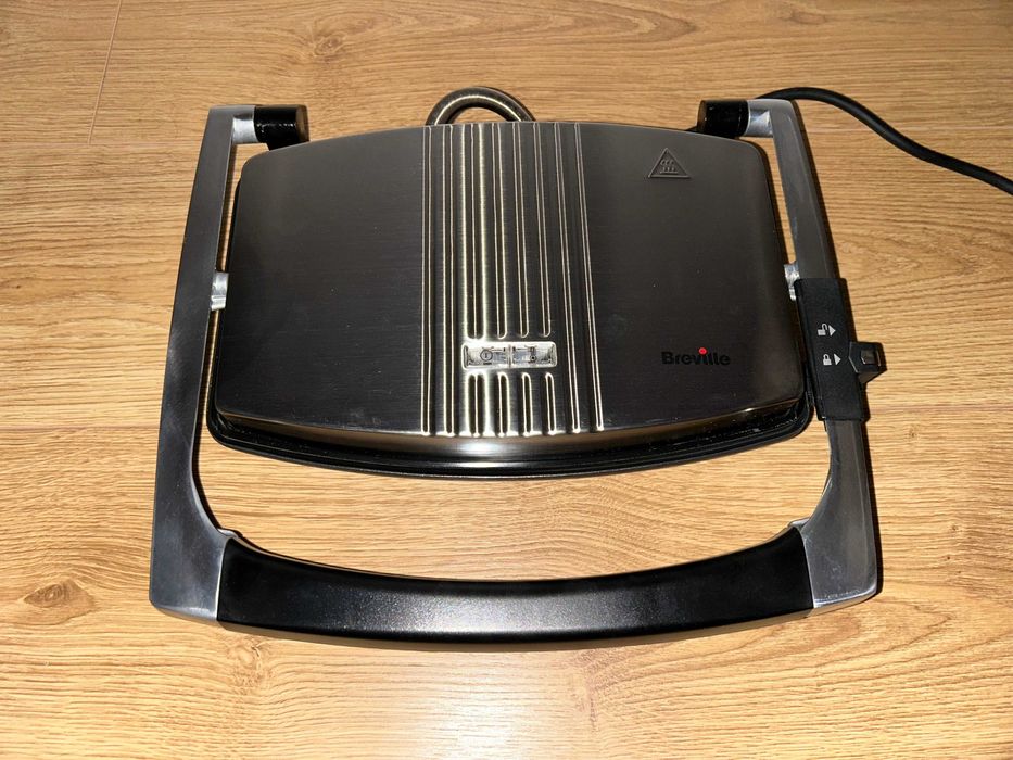 Sandwich-maker Breville Panini VST025X-01, 1000 W, Negru/Inox