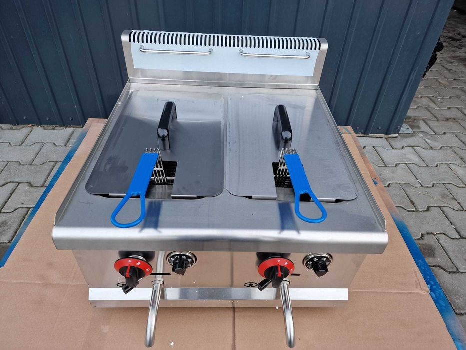Friteuza Gaz Profesionala 2x15L Inox – Factura si Garantie