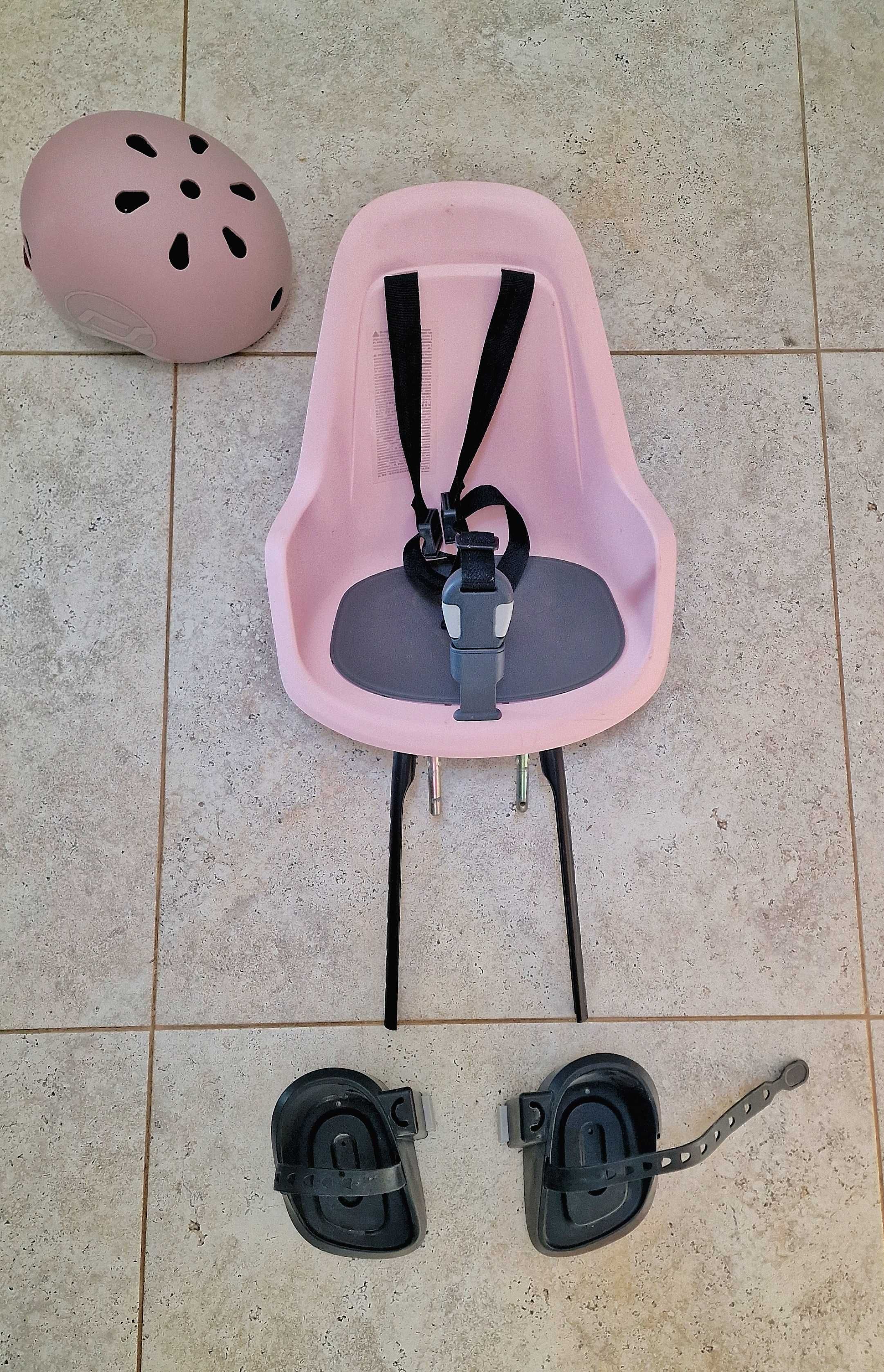 Scaun bicicletă copil + cască – set complet siguranță