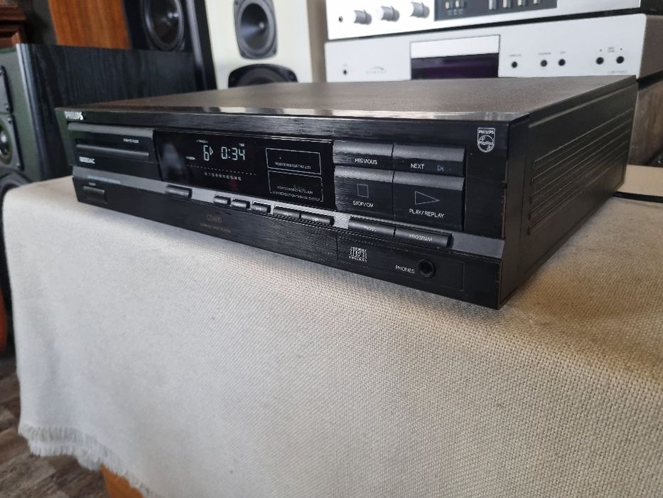 Cd Player Philips CD 600. 16 Bit, CDM 4/19. Perfect functional.