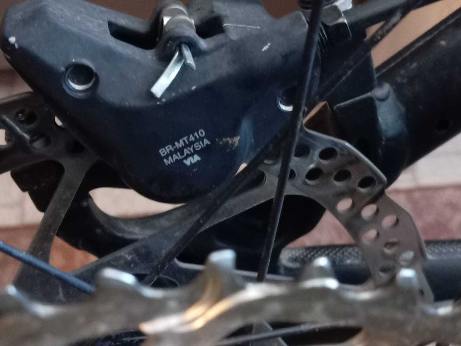 Set frâne Shimano MT400 – 2 pistoane – stare foarte bune