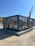 Containere modulare container birou șantier vitrina cadre