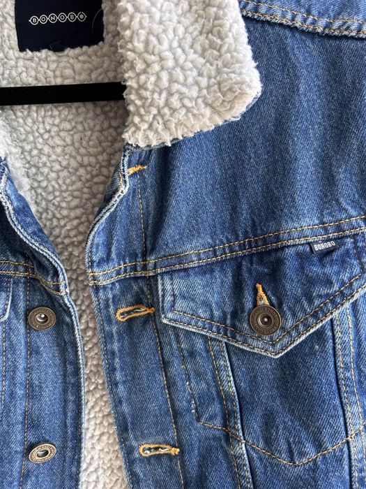 Geaca de blugi cu blana