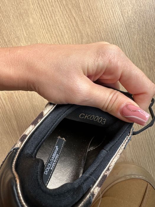 Оригинални Dolce & Gabbana дамски маратонки -  леопардов