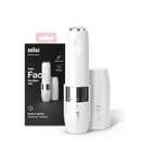 Тример за епилация на лицето Braun FACE FS1000, На батерии, Бял