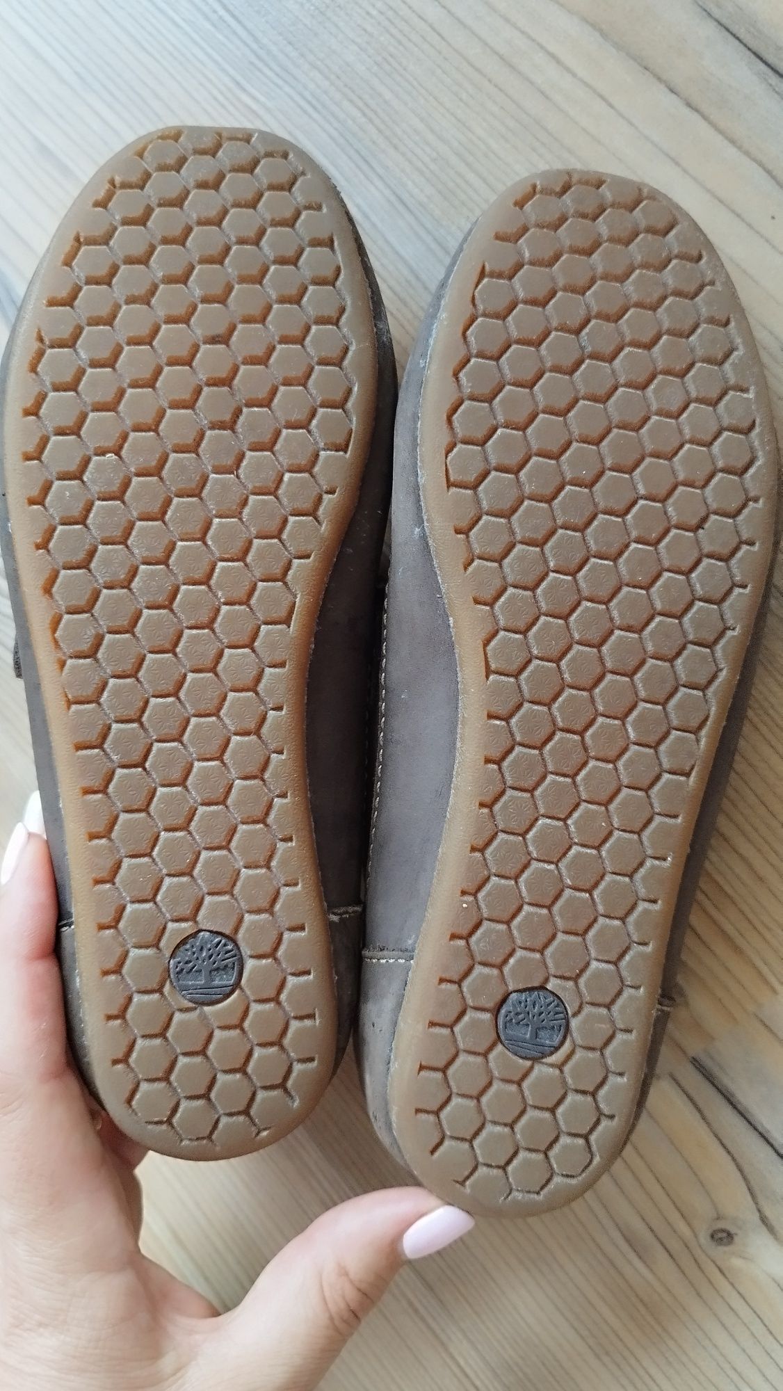 Кожени обувки Timberland, EU34