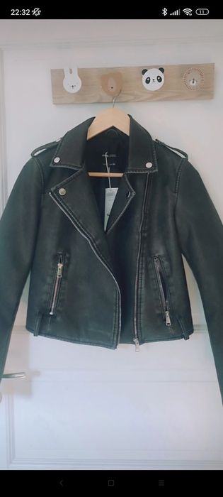 Geaca Sinsey gri, nouă eticheta, pană în talie