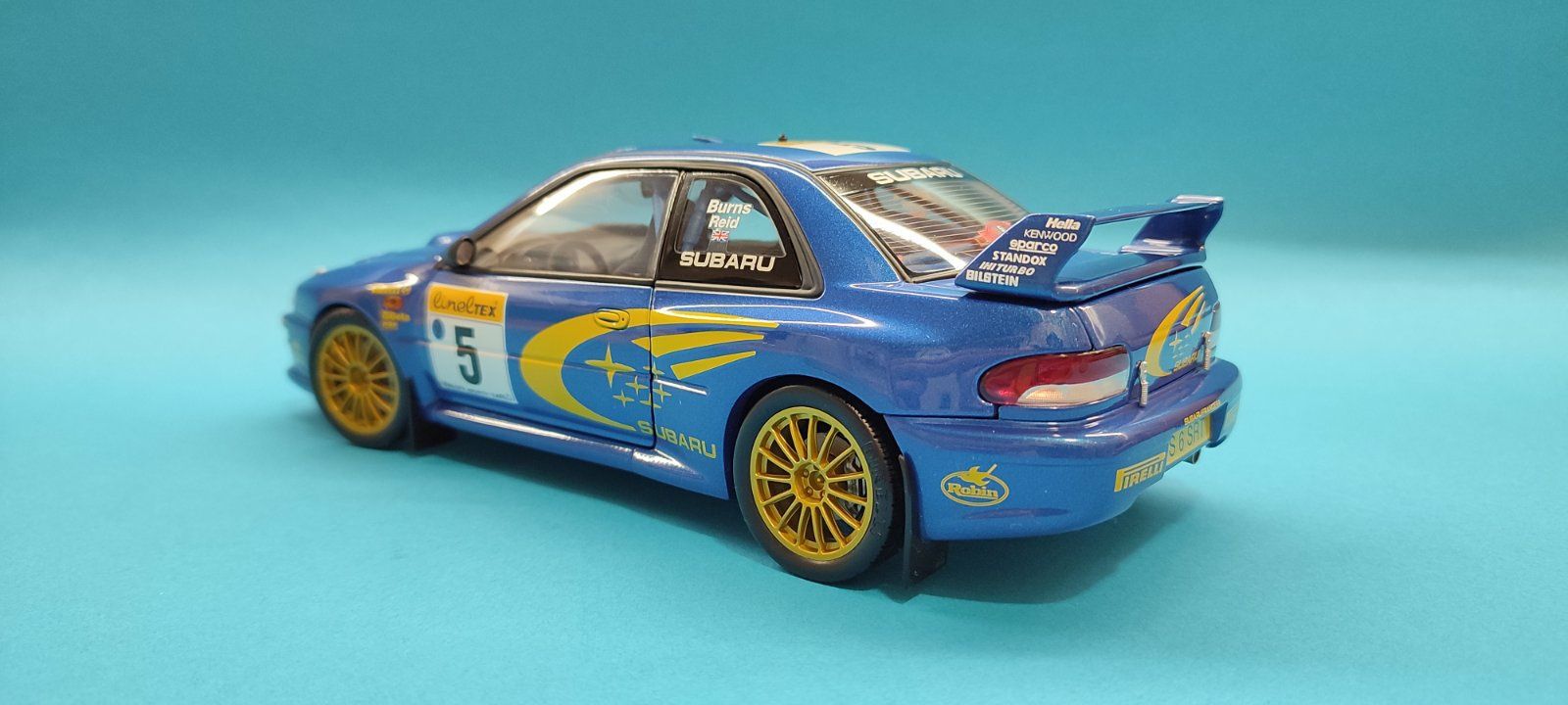 1:18 модел Subaru Inpreza WRC 1999 #5 Burns/Reid AutoArt