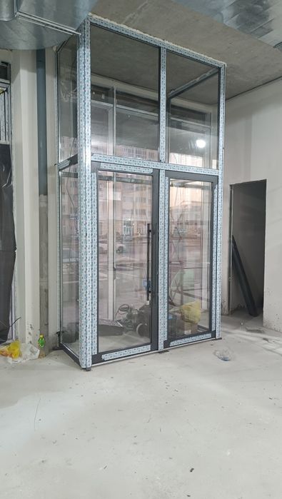 Перегородки витражи окна двери