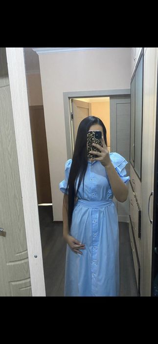 Синий платье продам срочноо