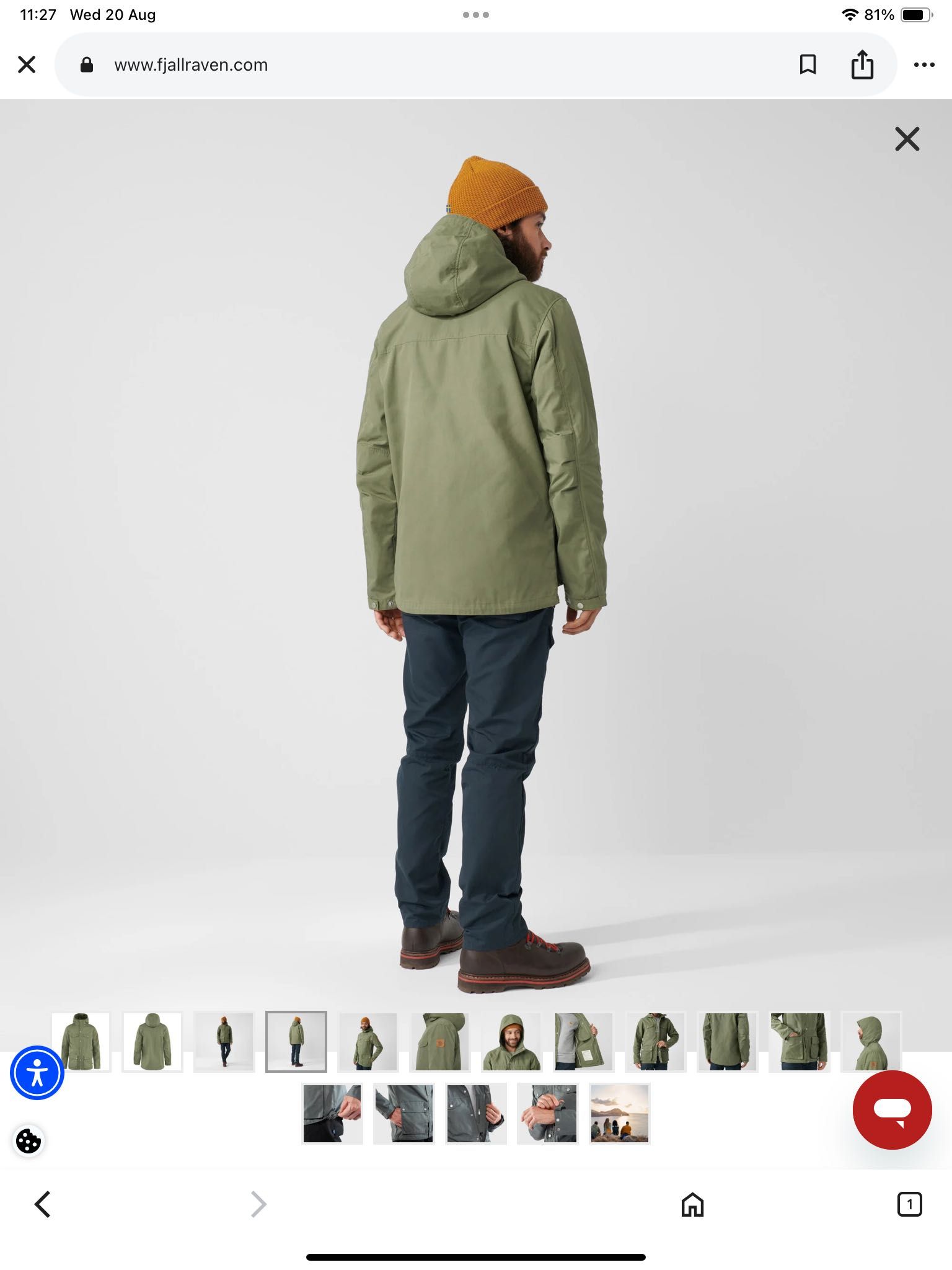 Fjallraven greenland-оригинално яке 52л