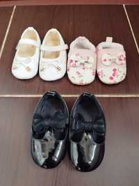 Pantofi lac, material textil bebeluși mărimea 18