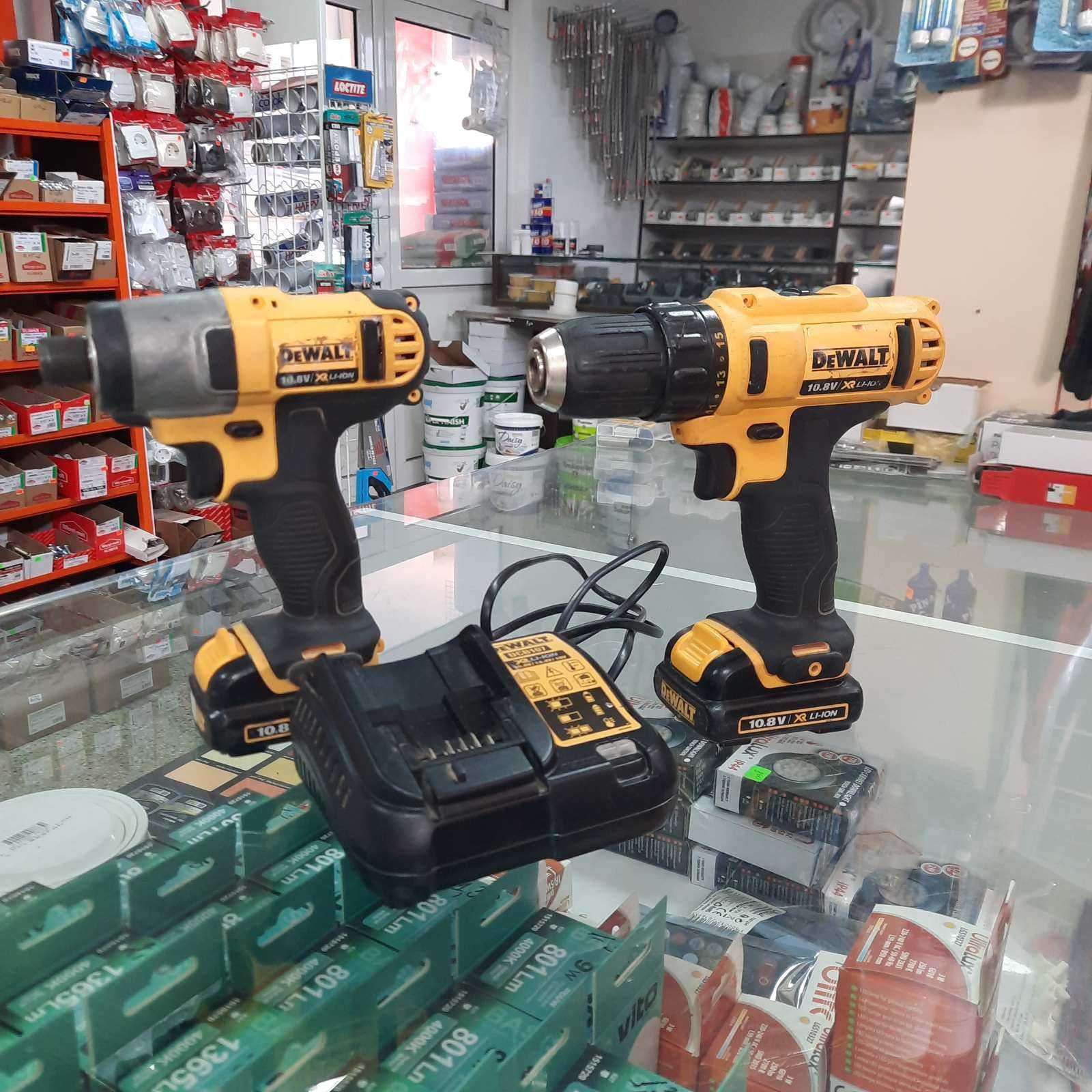 DeWalt 10.8 комплект от две машини