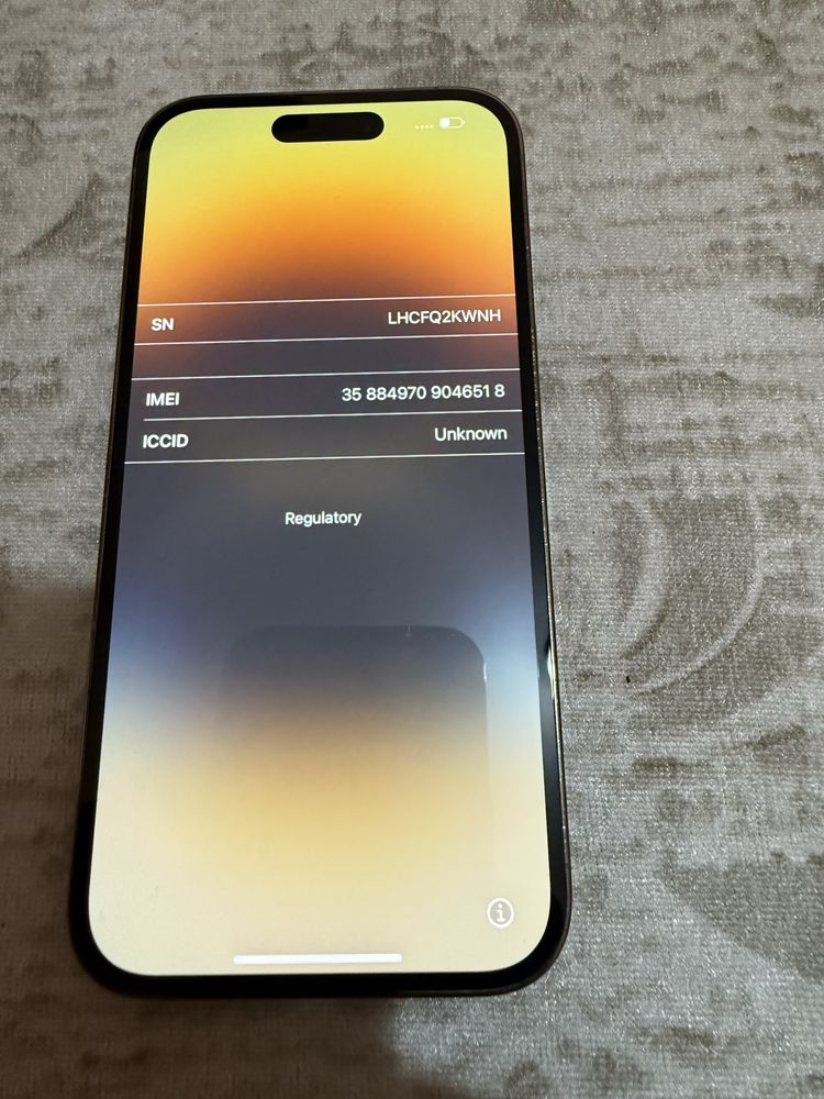 iPhone 14 pro - заключен с iCloud