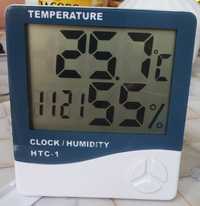 Температура и влажность воздуха, часы