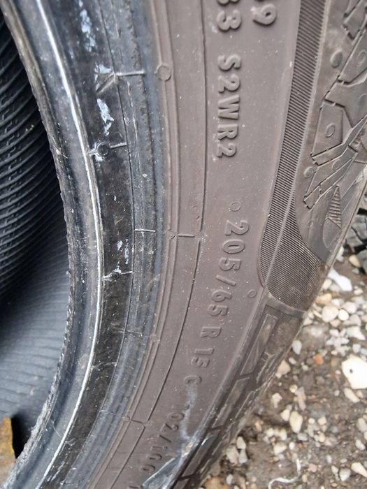 Anvelope 205/65R15C marca Semperit, DOT 2024 ,M+S, 8 mm